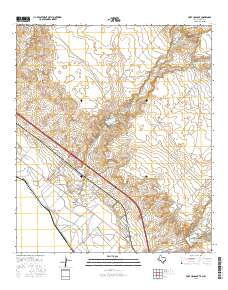 Fort Hancock 2016 topographic map thumbnail