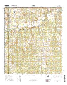 Fort McKavett 2016 topographic map thumbnail