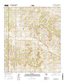 Fort McKavett NE 2016 topographic map thumbnail