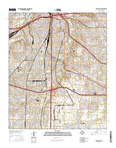 Fort Worth 2016 topographic map thumbnail