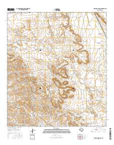 Frenchman Hills 2016 topographic map thumbnail