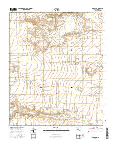 Garcia Lake 2016 topographic map thumbnail