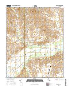 Garden Springs 2016 topographic map thumbnail