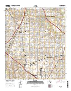 Garland 2016 topographic map thumbnail
