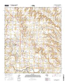 Gatesville East 2016 topographic map thumbnail
