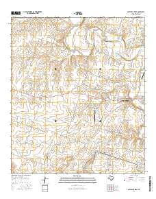 Gatesville West 2016 topographic map thumbnail