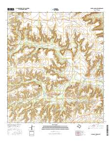 Geddis Canyon NW 2016 topographic map thumbnail
