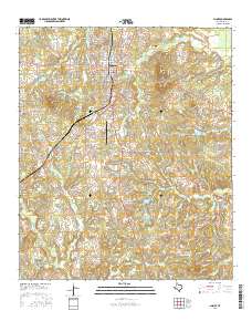 Gilmer 2016 topographic map thumbnail