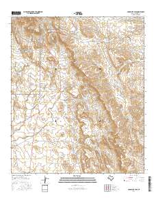 Guadalupe Pass 2016 topographic map thumbnail