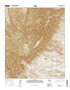 Guadalupe Peak 2016 topographic map thumbnail