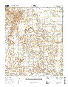 Gunsight Draw NE 2016 topographic map thumbnail