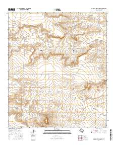 Gunsight Hills North 2016 topographic map thumbnail