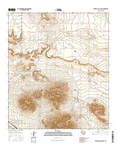 Gunsight Hills South 2016 topographic map thumbnail