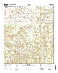 Gustine 2016 topographic map thumbnail