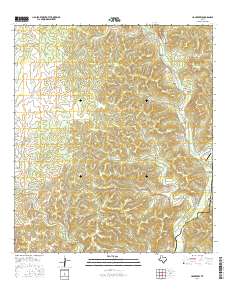 Hackberry 2016 topographic map thumbnail