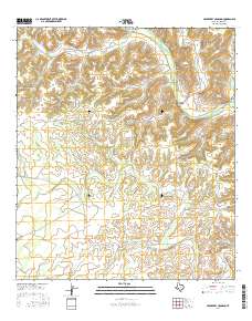 Hackberry Crossing 2016 topographic map thumbnail
