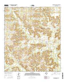 Hackberry Draw NE 2016 topographic map thumbnail