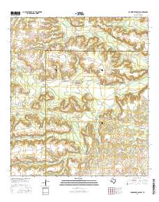 Hackberry Draw SE 2016 topographic map thumbnail