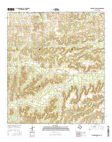 Hackberry Draw SW 2016 topographic map thumbnail