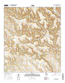 Hagler Canyon 2016 topographic map thumbnail