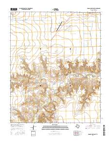 Hannas Draw East 2016 topographic map thumbnail