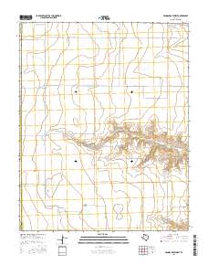 Hannas Draw West 2016 topographic map thumbnail