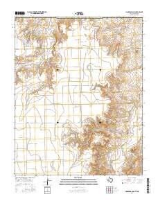 Hansford Camp 2016 topographic map thumbnail
