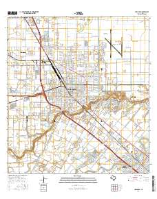 Harlingen 2016 topographic map thumbnail