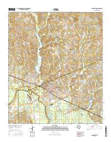 Gladewater 2016 topographic map thumbnail