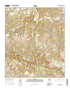 Glen Rose West 2016 topographic map thumbnail
