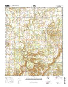 Graford East 2016 topographic map thumbnail