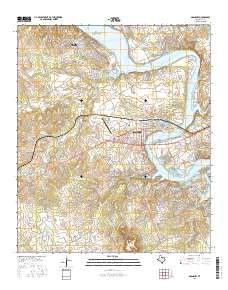 Granbury 2016 topographic map thumbnail