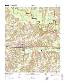 Grand Saline 2016 topographic map thumbnail