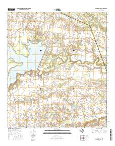 Granger Lake 2016 topographic map thumbnail