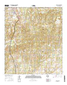 Grapeland 2016 topographic map thumbnail