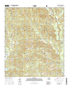 Harvey Creek 2016 topographic map thumbnail