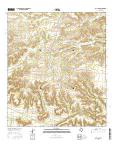 Hat-A Ranch 2016 topographic map thumbnail