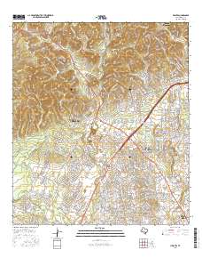 Helotes 2016 topographic map thumbnail