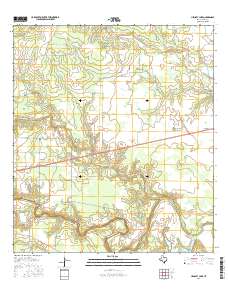 Hensley Lake 2016 topographic map thumbnail