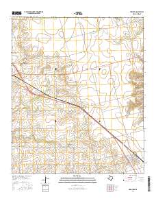 Hermleigh 2016 topographic map thumbnail