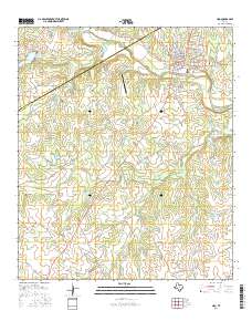 Hico 2016 topographic map thumbnail