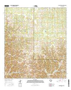Hillcrest Ranch 2016 topographic map thumbnail