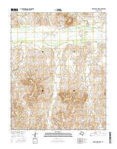 Horse Creek North 2016 topographic map thumbnail