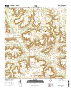 Horsehead Canyon 2016 topographic map thumbnail