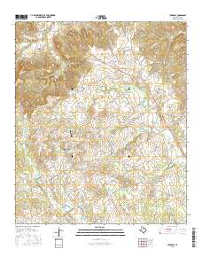 Huckabay 2016 topographic map thumbnail