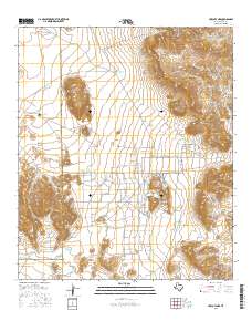 Hueco Tanks 2016 topographic map thumbnail