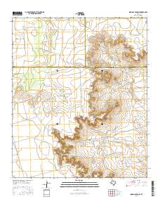 Indian Canyon NE 2016 topographic map thumbnail