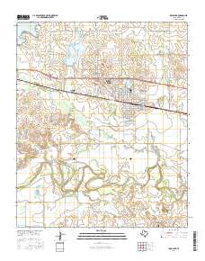 Iowa Park 2016 topographic map thumbnail