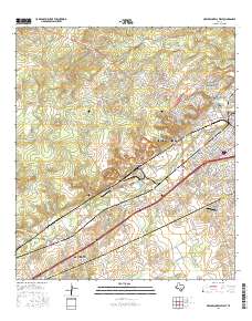 New Braunfels West 2016 topographic map thumbnail