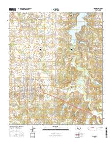Nocona 2016 topographic map thumbnail
